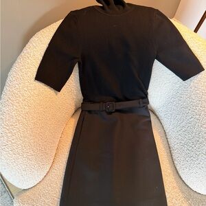 Theory Black Midi Dress